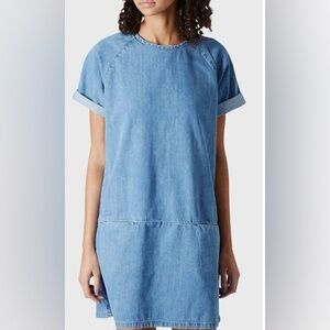 Topshop Shift Denim Dress